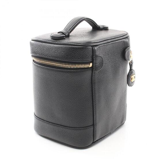 CHANEL Black Leather Logo Bag - Picture 3 of 11